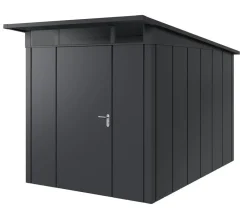 Hörmann Gartenhäuser & Gerätehäuser > Metallgerätehaus Juno JPD7 L-Sk Motiv Design, ca. B229/H232/T358 cm