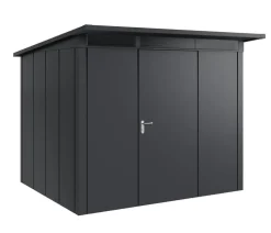 Hörmann Gartenhäuser & Gerätehäuser > Metallgerätehaus Juno JPD9 L-Sk Motiv Design, ca. B277/H224/T262 cm
