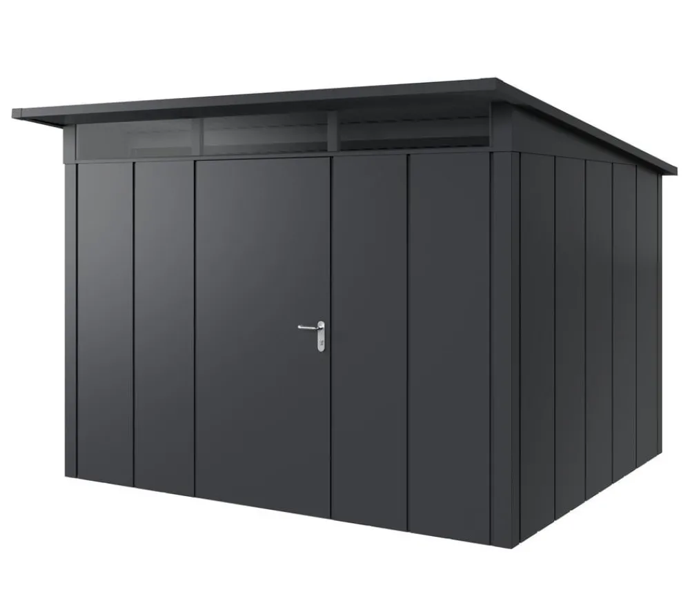 Hörmann Gartenhäuser & Gerätehäuser > Metallgerätehaus Juno JPD13 L-Sk Motiv Design, ca. B325/H232/T310 cm