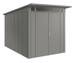 Hörmann Gartenhäuser & Gerätehäuser - Metallgerätehaus Juno JPD10 M-Sk Motiv Modern mit Doppeltür, ca. B277/H232/T310 cm Anthrazit