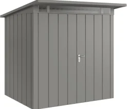 Hörmann Gartenhäuser & Gerätehäuser > Metallgerätehaus Juno JPD4 M-Sk Motiv Modern mit Doppeltür, ca. B229/H224/T214 cm