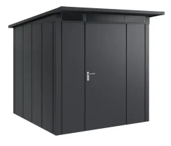 Hörmann Gartenhäuser & Gerätehäuser > Metallgerätehaus Juno JPD5 L-Sk Motiv Design, ca. B229/H224/T262 cm