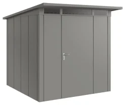 Hörmann Metallgerätehaus Juno JPD5 L-Sk Motiv Design, ca. B229/H224/T262 cm Graualuminium Sale