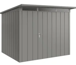 Hörmann Metallgerätehaus Juno JPD9 M-Sk Motiv Modern, ca. B277/H224/T262 cm Graualuminium Sale