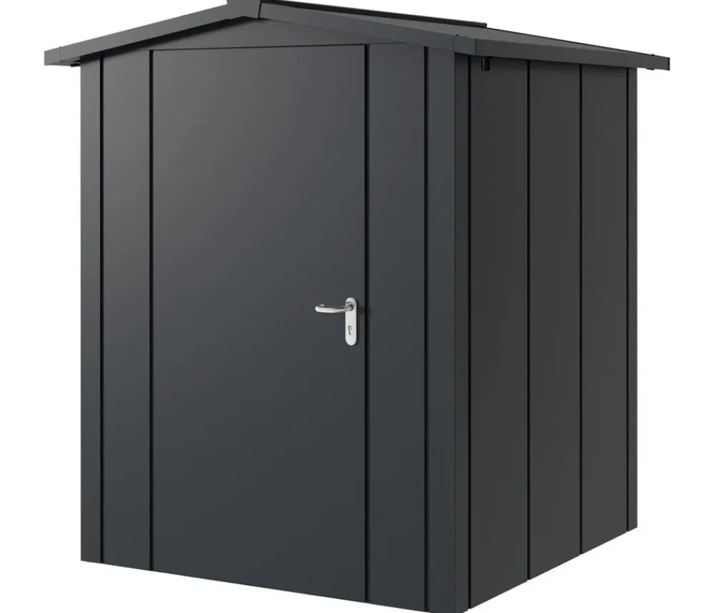 Hörmann Gartenhäuser & Gerätehäuser > Metallgerätehaus Juno JSD2 L-Sk Motiv Design, ca. B189/H219/T181 cm