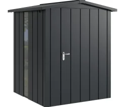 Hörmann Gartenhäuser & Gerätehäuser > Metallgerätehaus Juno JSD2 M-SK Motiv Modern bodentiefes Fenster, ca. B189/H219/T181 cm