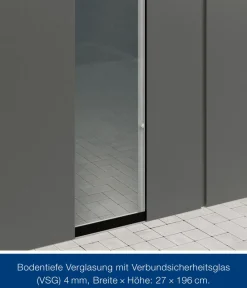 Hörmann Metallgerätehaus Juno JSD2 M-SK Motiv Modern bodentiefes Fenster, ca. B189/H219/T181 cm Graualuminium Sale