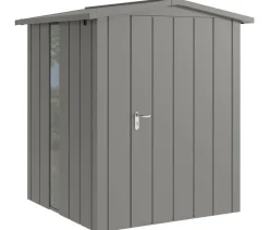 Hörmann Metallgerätehaus Juno JSD2 M-SK Motiv Modern bodentiefes Fenster, ca. B189/H219/T181 cm Graualuminium Sale