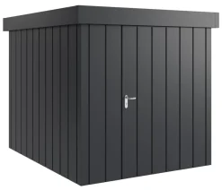 Hörmann Gartenhäuser & Gerätehäuser - Metallgerätehaus Juno JFD6 M-Sk Motiv Modern, ca. B229/H222/T277 cm Anthrazit