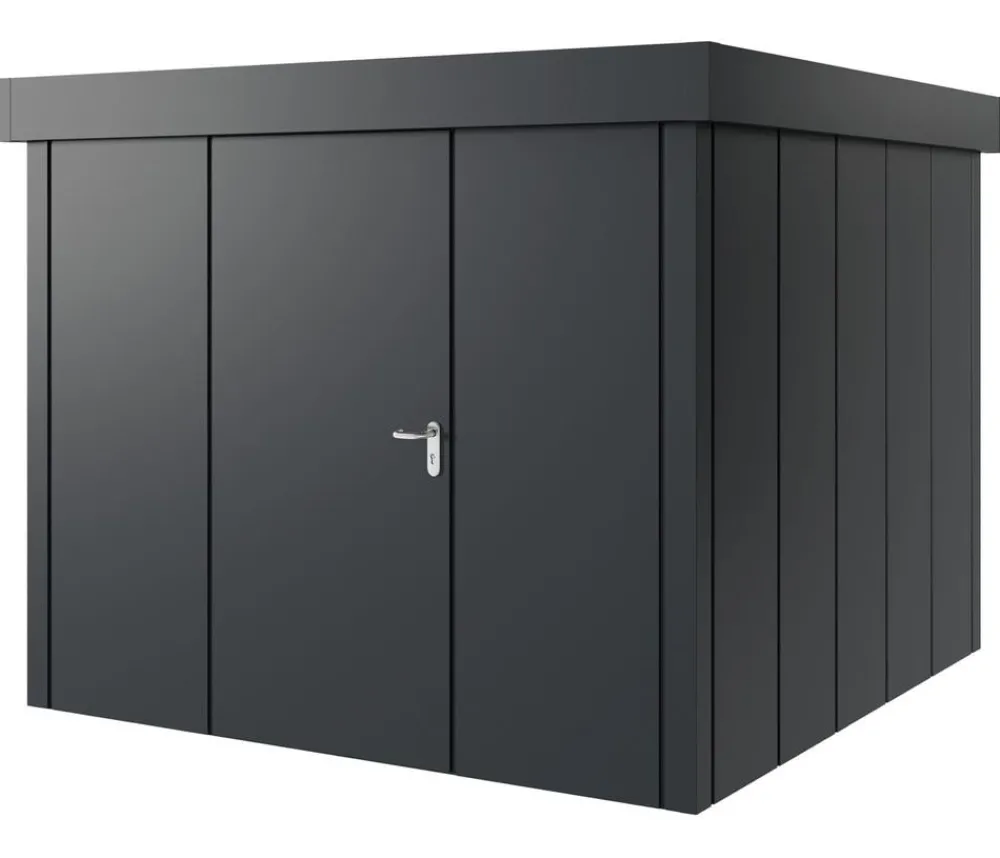 Hörmann Gartenhäuser & Gerätehäuser > Metallgerätehaus Juno JFD10 L-Sk Motiv Design, ca. B277/H222/T277 cm