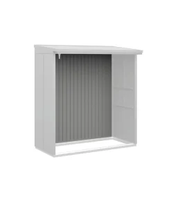 Hörmann Rückwand für Berry-Kaminholzregal Typ 2, ca. B188/H177,7 cm Weißaluminium Sale