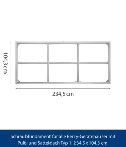 Hörmann Schraubfundament Set Typ 1 Silber Discount