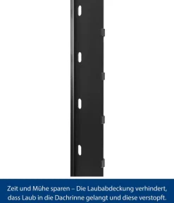Hörmann Dachzubehör - Set Laubabdeckung Satteldach Typ 2/3 Schwarz