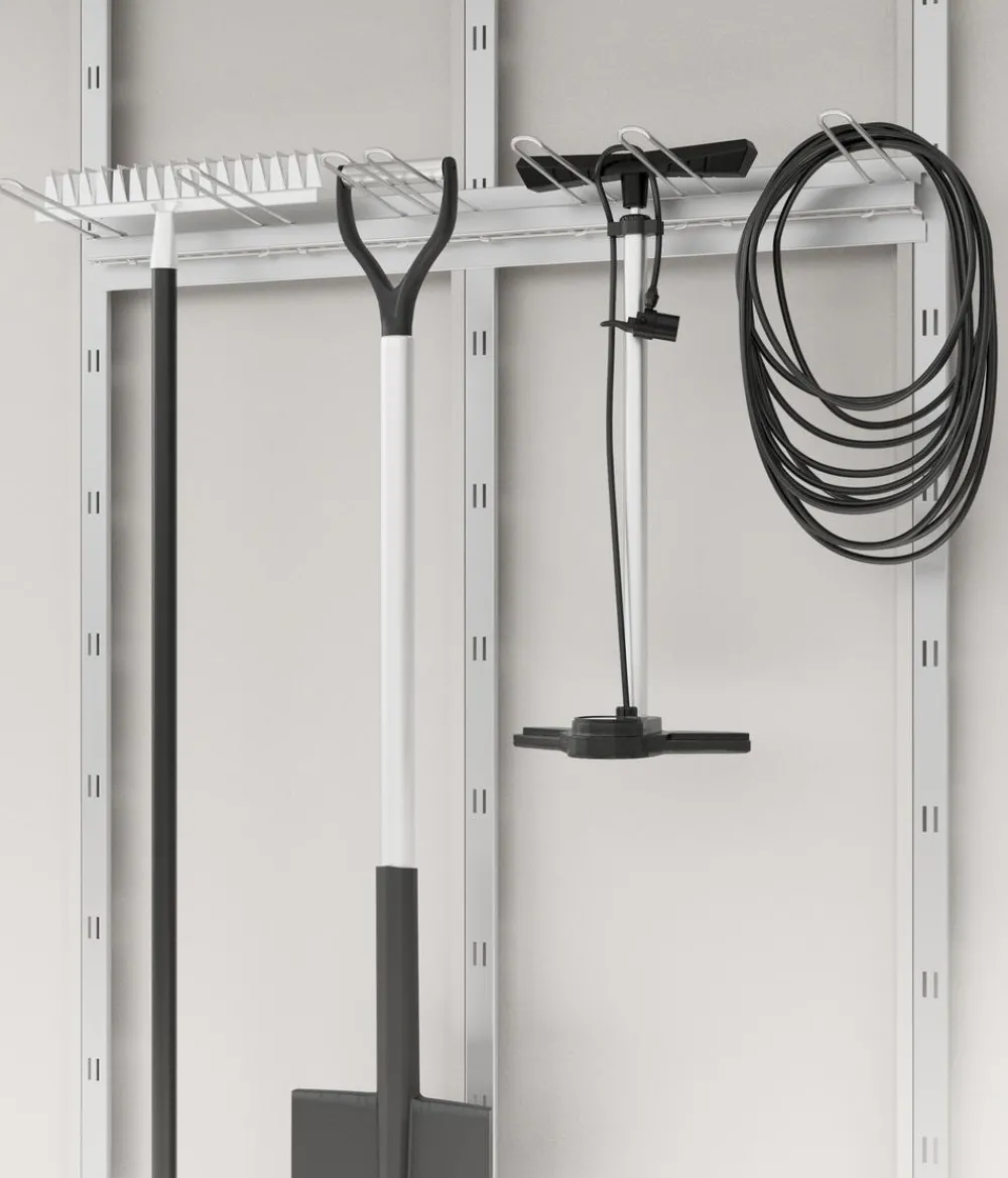 Hörmann Zubehör & Ausstattung > Stahl-Gerätehalter lang, ca. B96 cm