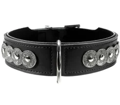HUNTER® Hundehalsband Basic Rom Schwarz