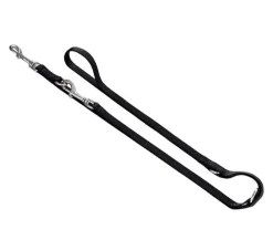 HUNTER® verstellbare Führleine Ecco Sport, Schwarz