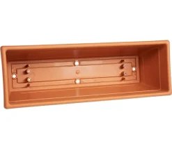 ICS I.C.S. Kunststoff-Blumenkasten Iris, terrakotta Orange Discount