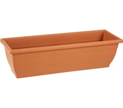 ICS I.C.S. Kunststoff-Blumenkasten Iris, terrakotta Orange Discount