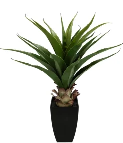 I.GE.A Kunstpflanzen - Kunstpflanze Agave im Topf, ca. H75 cm