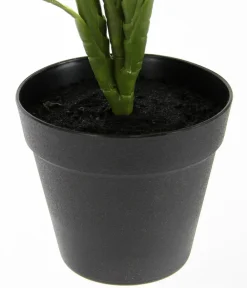 I.GE.A . Kunstpflanze Monstera im Wasserhyazinthentopf, ca. H46 cm Grün