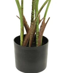 I.GE.A Kunstpflanzen - . Kunstpflanze Palme Rhapis im Topf, ca. H88 cm