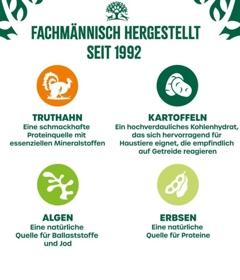 JAMES WELLBELOVED™ Nassfutter Hund > James Wellbeloved Nassfutter für Hunde Grainfree Adult, Truthahn in Pastete