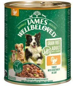 JAMES WELLBELOVED™ Nassfutter Hund > James Wellbeloved Nassfutter für Hunde Grainfree Adult, Truthahn in Pastete