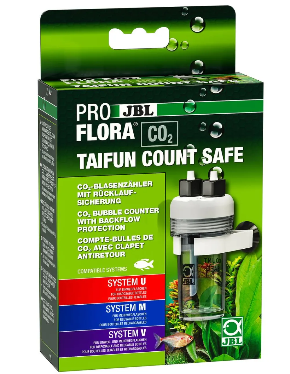 JBL Mehr Pflege & Technik|Pflanzenpflege - PROFLORA CO2 Blasenzähler Taifun Count Safe