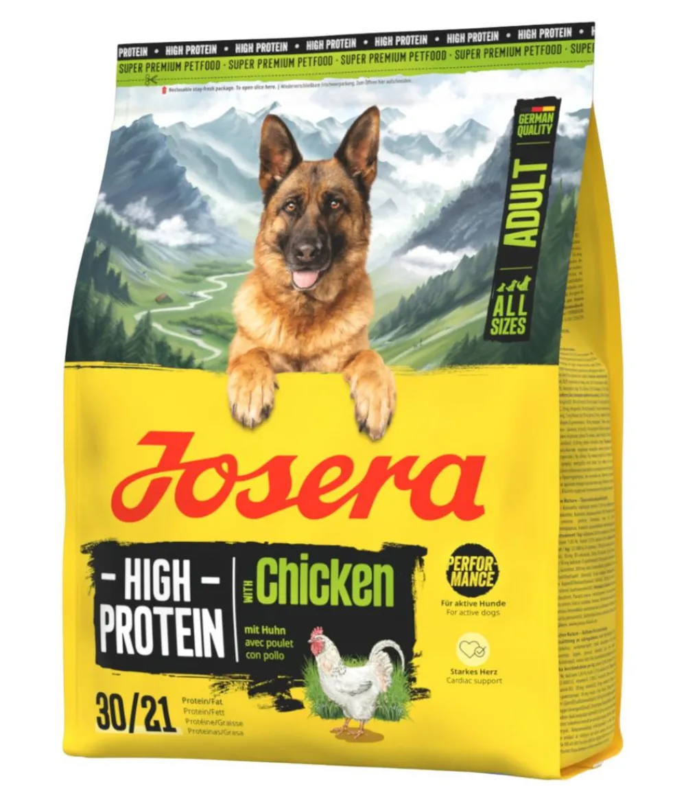 Josera Trockenfutter für Hunde High Protein Adult, Huhn Best