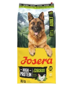 Josera Trockenfutter Hund - Trockenfutter für Hunde High Protein Adult, Huhn