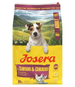 Josera Trockenfutter Hund - Trockenfutter für Hunde Mini Adult, Lachs & Huhn
