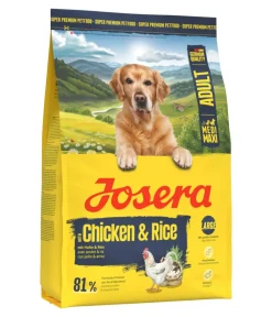 Josera Trockenfutter Hund - Trockenfutter für Hunde Medi/Maxi Adult, Huhn & Reis