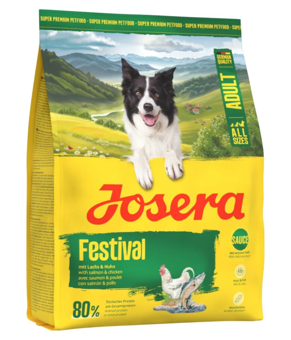 Josera Trockenfutter Hund > Trockenfutter für Hunde Festival Adult, Lachs & Huhn