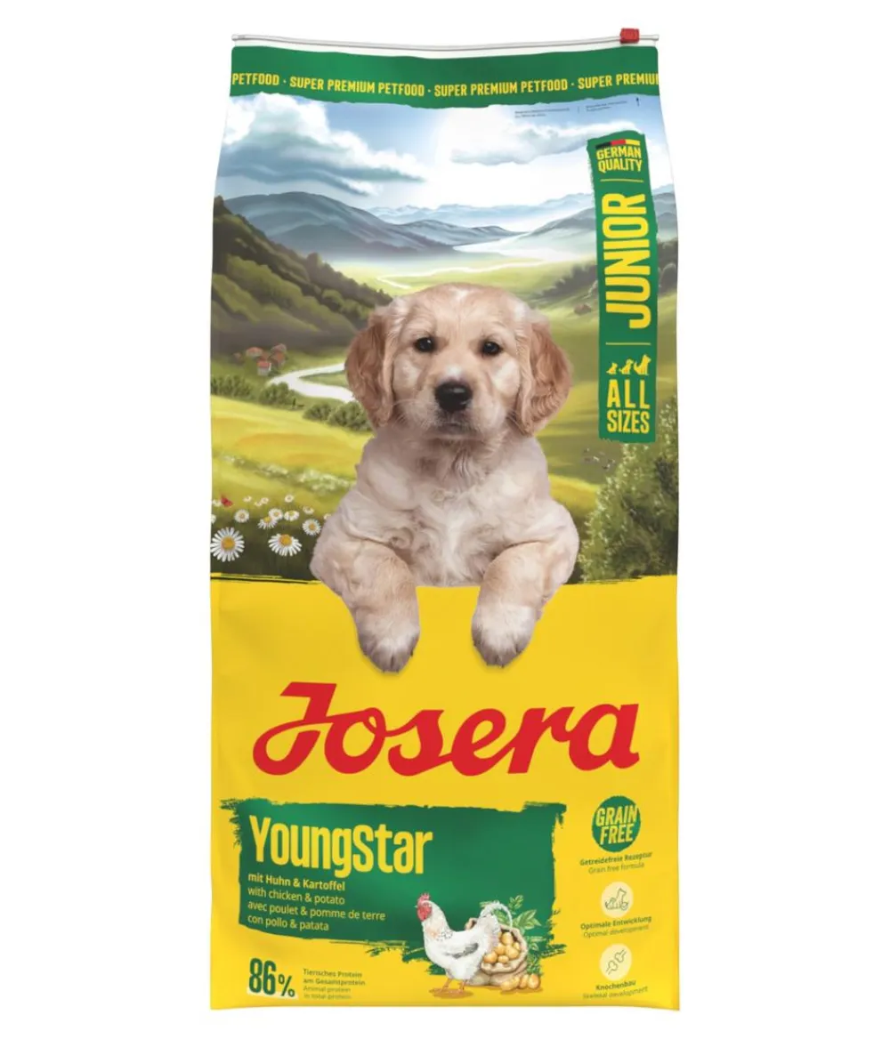 Josera Trockenfutter Hund - Trockenfutter für Hunde Mother & Puppy, Lachs & Reis