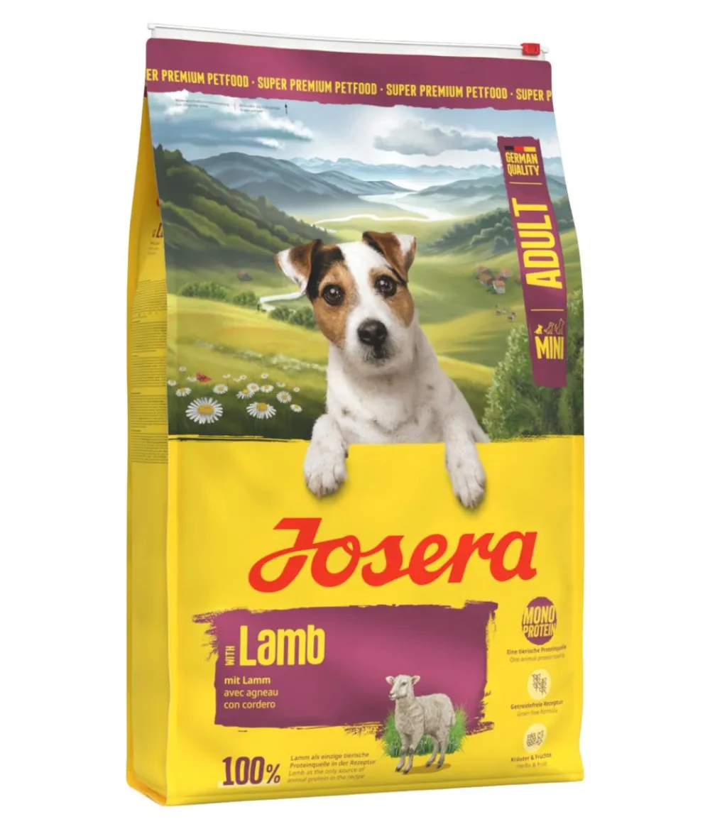 Josera Trockenfutter Hund - Trockenfutter für Hunde Mini Junior, Ente & Lachs