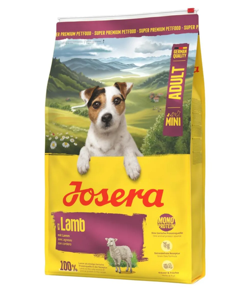Josera Trockenfutter Hund - Trockenfutter für Hunde Mini Junior, Ente & Lachs