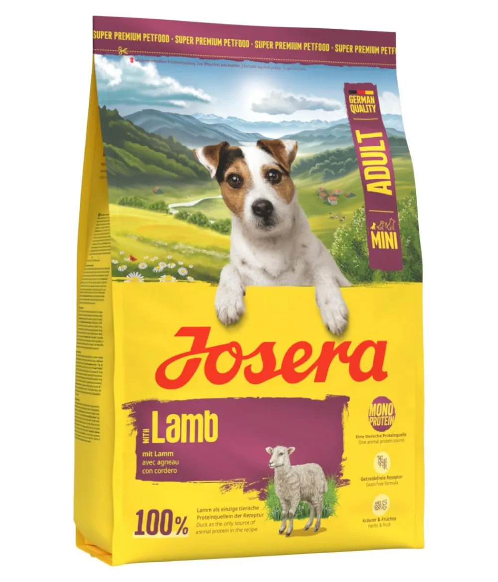 Josera Trockenfutter Hund - Trockenfutter für Hunde Mini Adult, Lamm