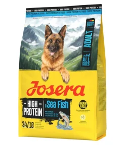 Josera Trockenfutter Hund - Trockenfutter für Hunde High Protein Adult, Seelachs