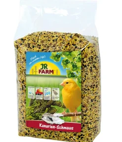 JR FARM Vogelfutter & Snacks - Vogelfutter Kanarien-Schmaus, 1 kg