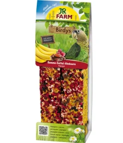 JR FARM Vogelsnack Birdys Banane-Dattel-Himbeer für Papageien Sale