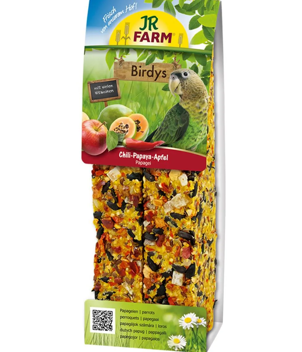 JR FARM Vogelfutter & Snacks - Vogelsnack Birdys Chili-Papaya-Apfel