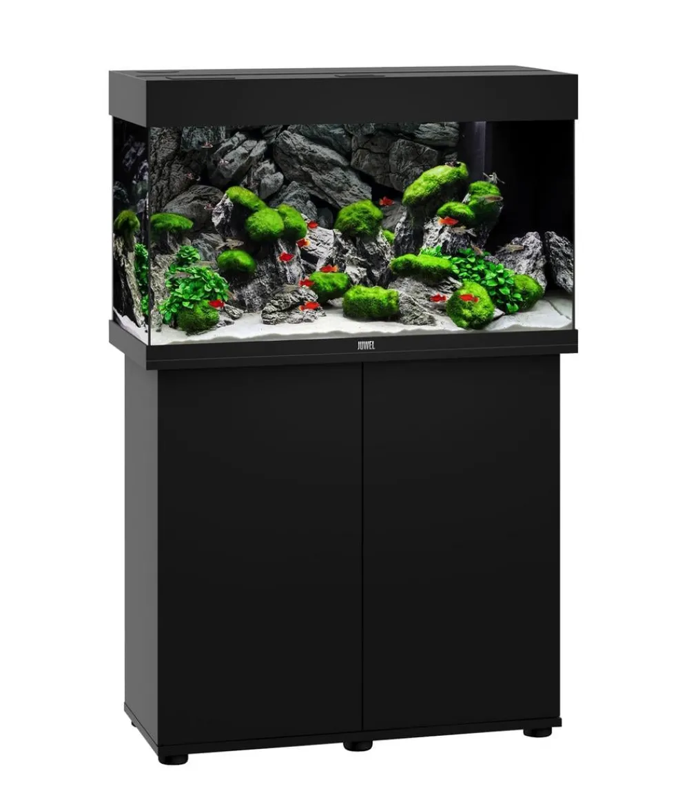 JUWEL® AQUARIUM Kombination Rio 125 LED, 125 l, ca. B81/H123/T36 cm Schwarz New