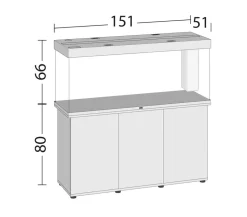 JUWEL® AQUARIUM Aquarium Komplettsets - Kombination Rio 450 LED Schwarz