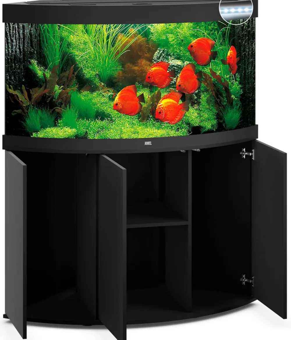 JUWEL® AQUARIUM Aquarium Komplettsets - Kombination Trigon 350 LED Schwarz