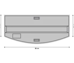 JUWEL® AQUARIUM Aquarium Komplettsets - Kombination Vision 180 LED, ca. B92/H128/T41 cm, 180 l Weiß
