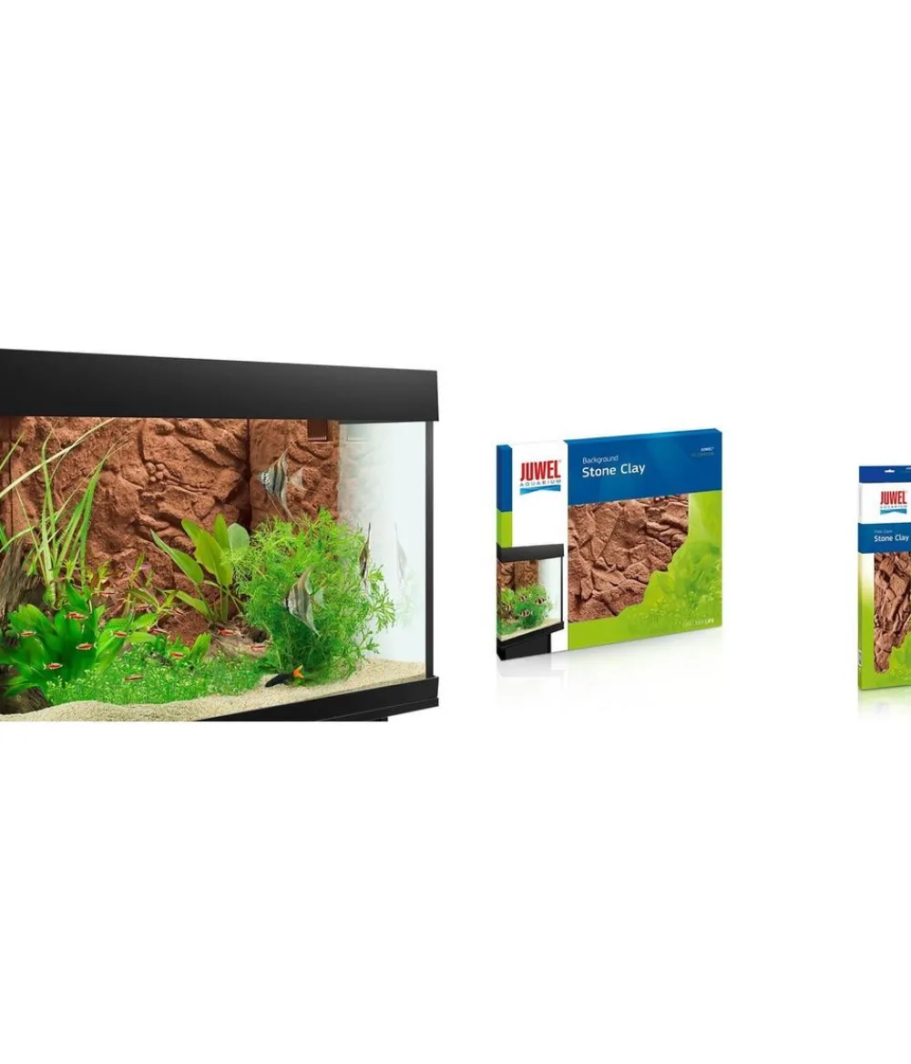 JUWEL® AQUARIUM Deko - Rückwand Stone Clay