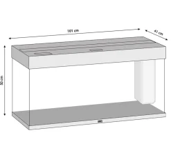 JUWEL® AQUARIUM Einzel Aquarien - Rio 180 LED Grau