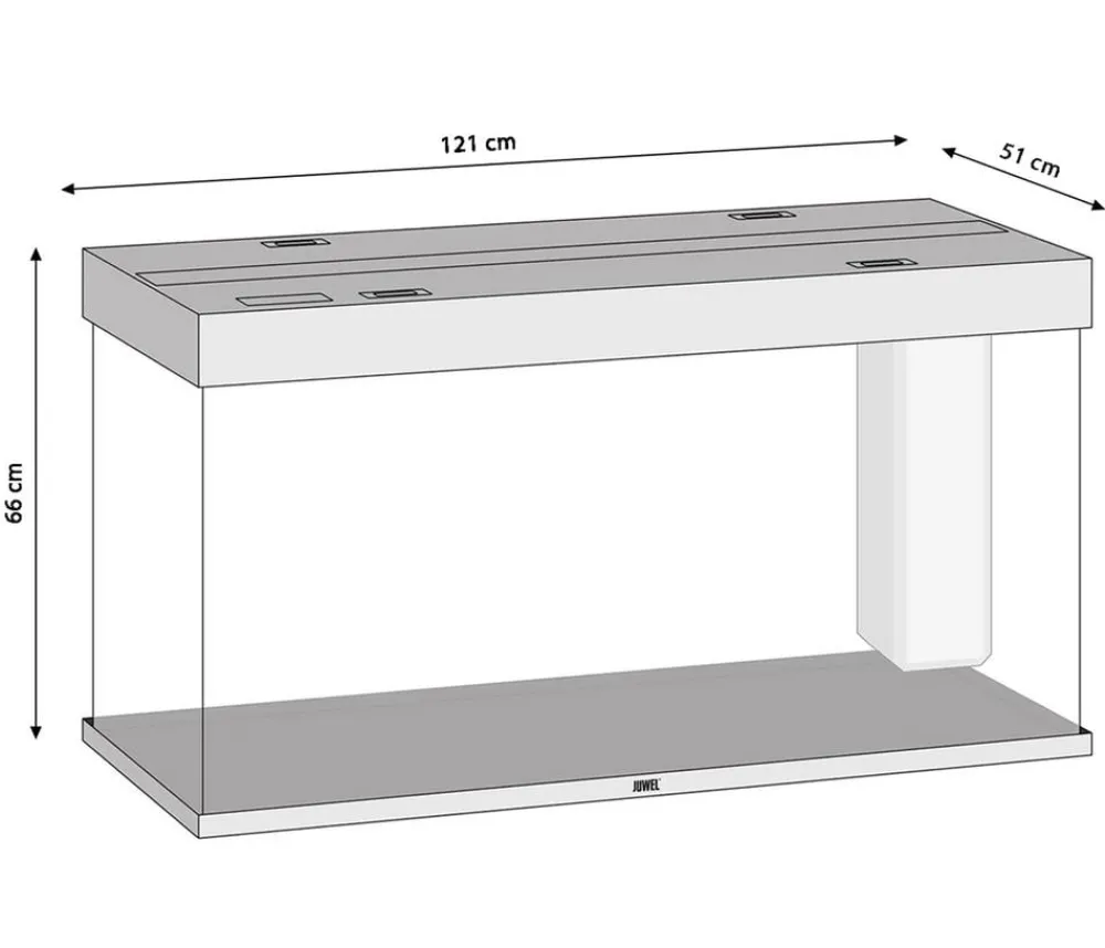 JUWEL® AQUARIUM Rio 350 LED Grau