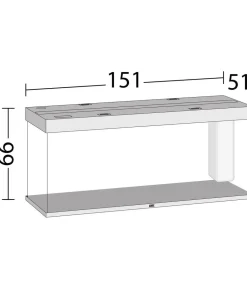 JUWEL® AQUARIUM Einzel Aquarien - Rio 450 LED Hellbraun
