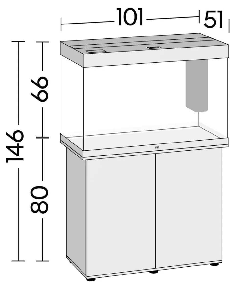JUWEL® AQUARIUM Möbel - Unterschrank SBX Rio 290 Hellbraun